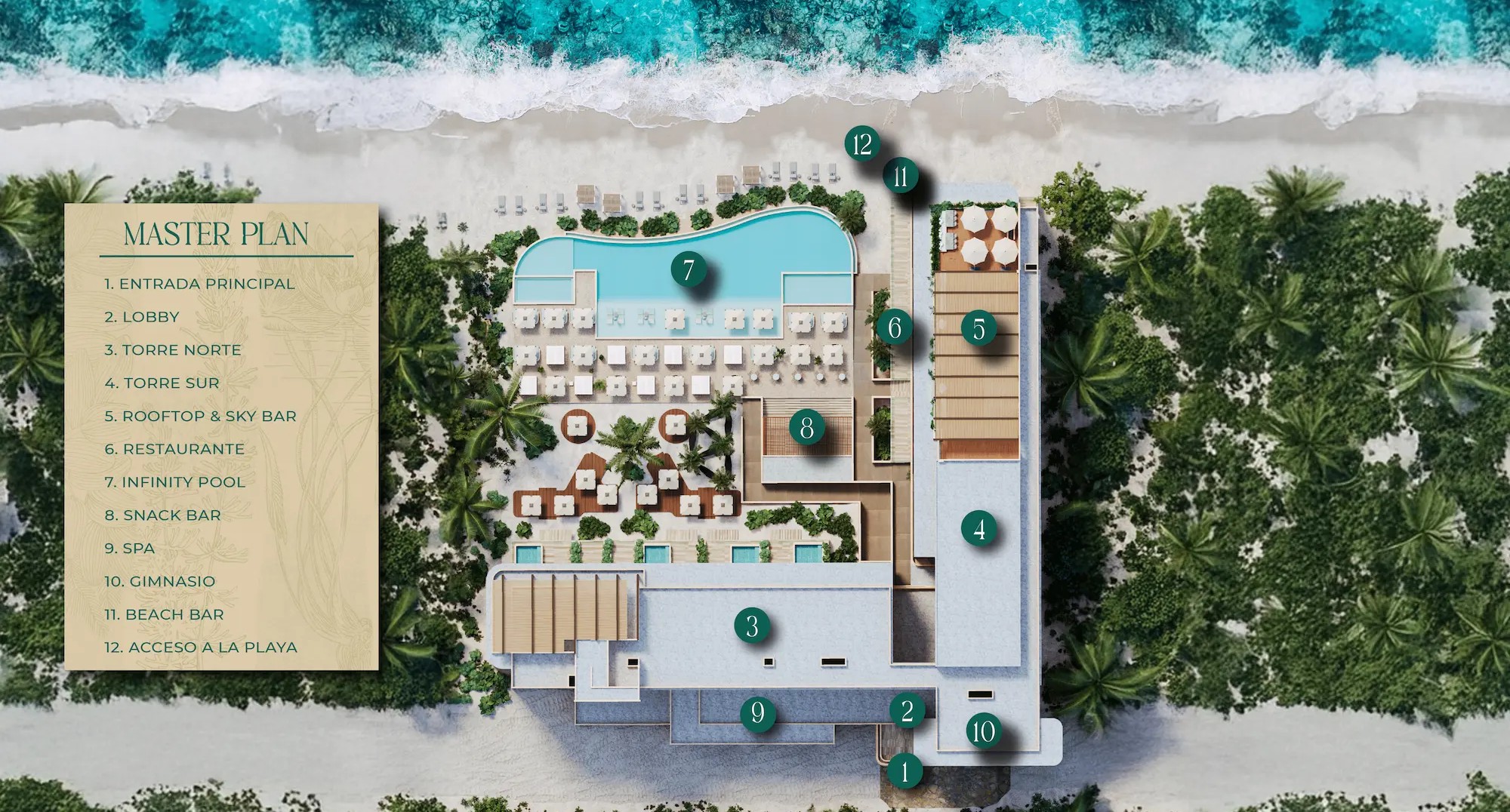 Master Plan INNA Beach Condos & Hotel