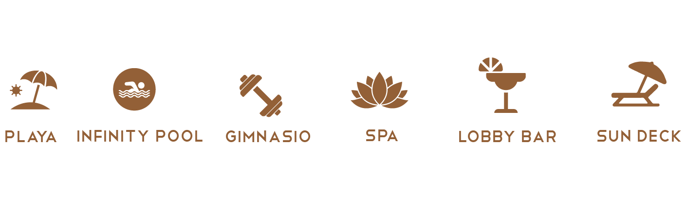 Iconos de Amenidades Izquierda