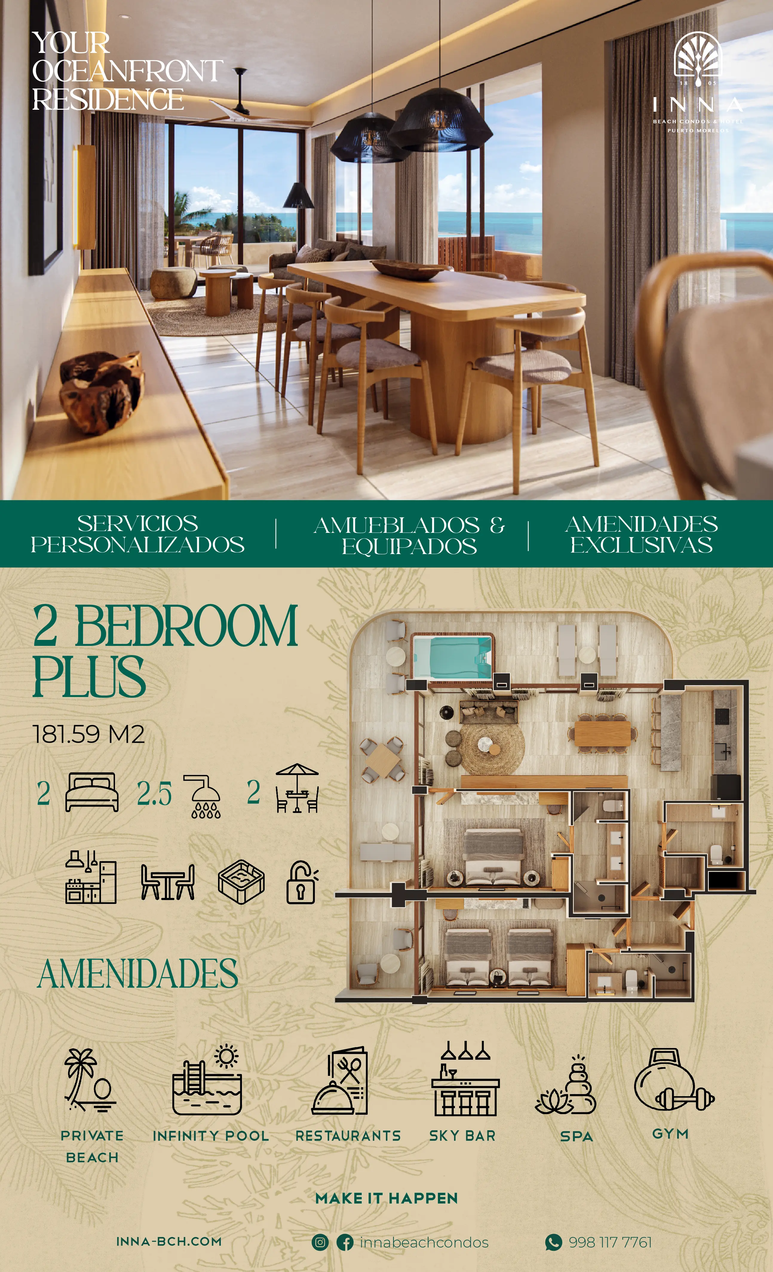 2 Bedroom INNA Beach Condos & Hotel